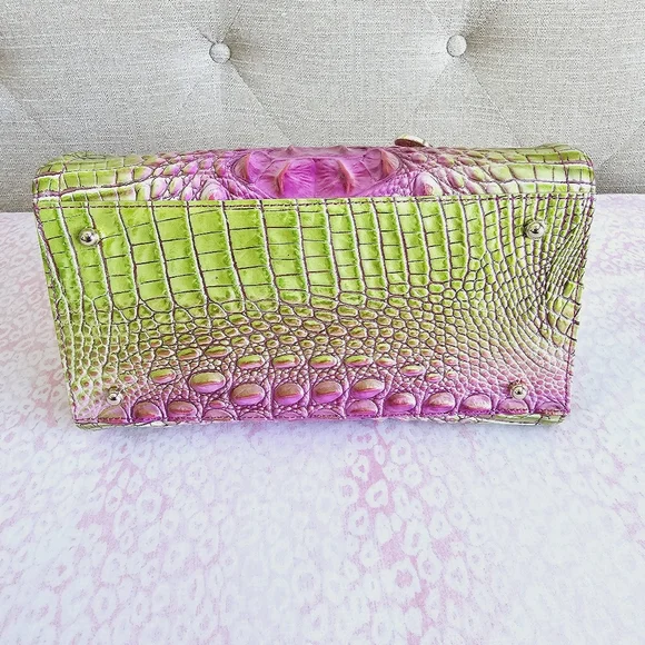 NWT Brahmin Limeade Ombre Melbourne Small Caroline - Picture 10 of 16